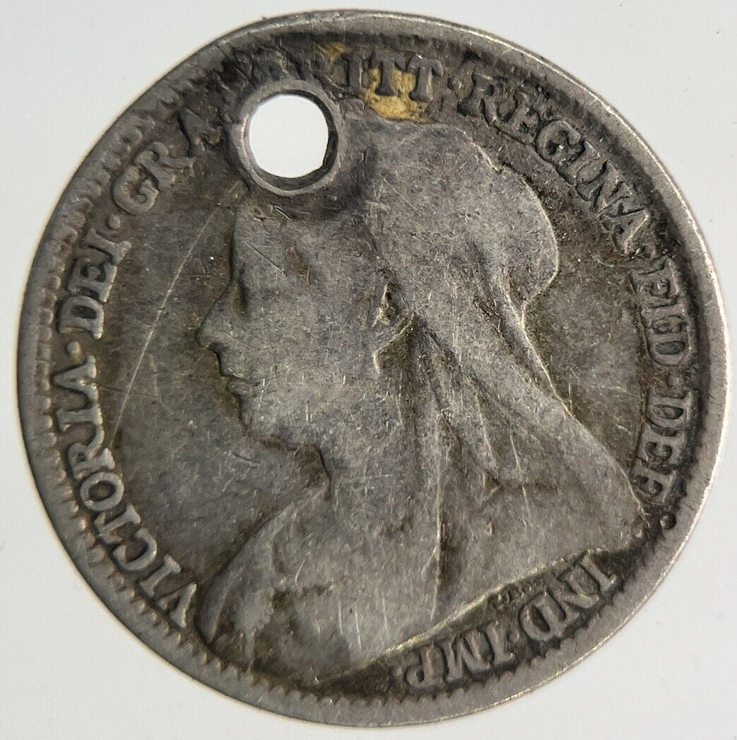 1896 Victoria Threepence Silver Coin | Collectable Grade