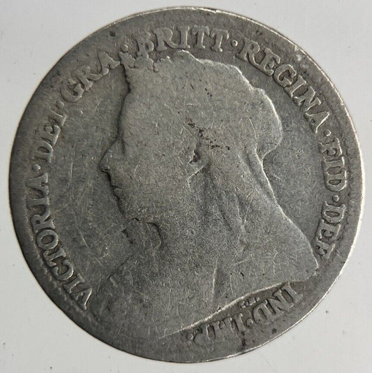 1896 Victoria Threepence Silver Coin | Collectable Grade