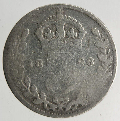 1896 Victoria Threepence Silver Coin | Collectable Grade