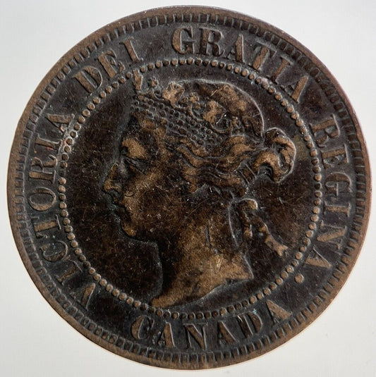 1897 Canada One 1 Cent Coin | Fine Collectable Grade