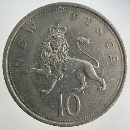 1977 Elizabeth II 2nd 10p Ten-Pence Coin | Fine Collectable Grade