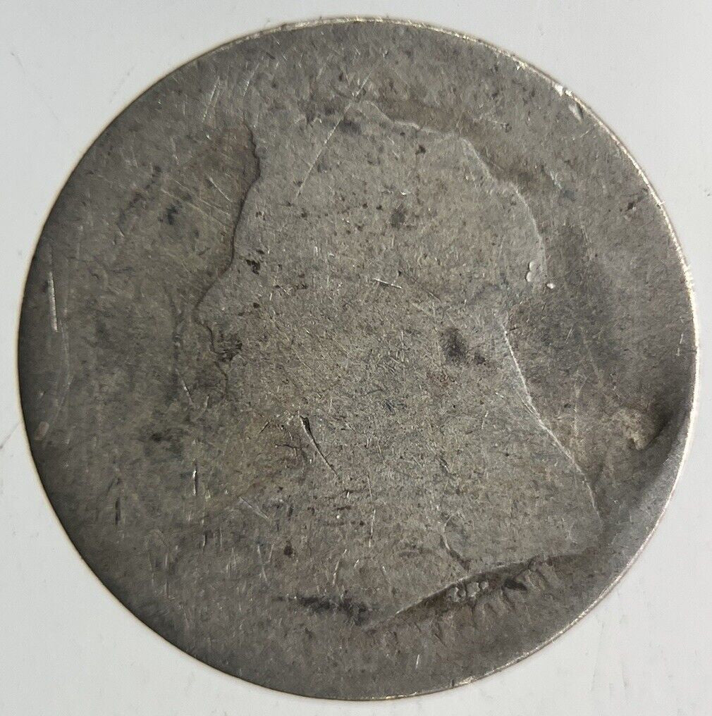 1896 Victoria Threepence Silver Coin | Fair Grade