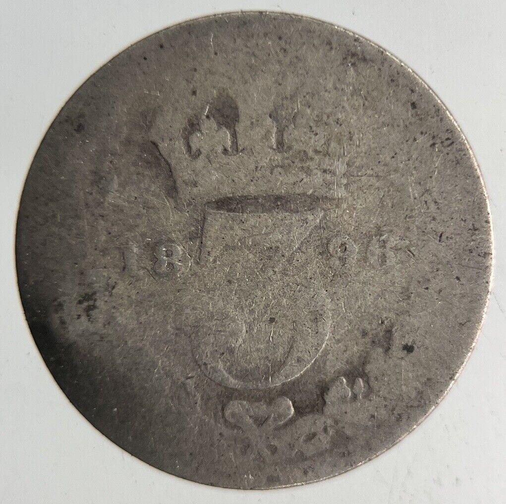 1896 Victoria Threepence Silver Coin | Fair Grade