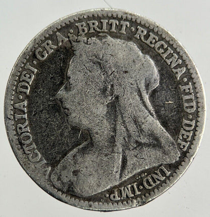 1896 Victoria Threepence Silver Coin | Collectable Grade
