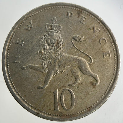 1976 Elizabeth II 2nd 10p Ten-Pence Coin | Fine Collectable Grade