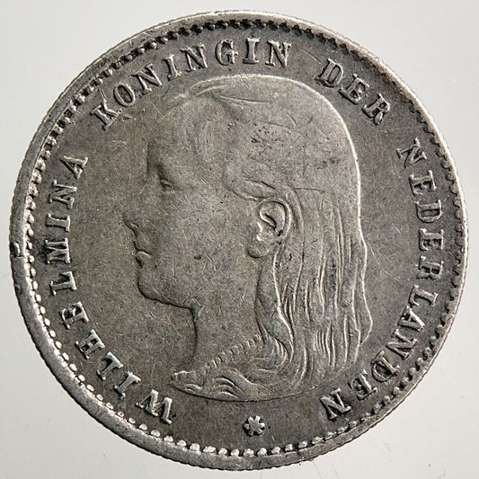 1897 Netherlands 10 Cents Silver Coin | Collectable Grade | a3743