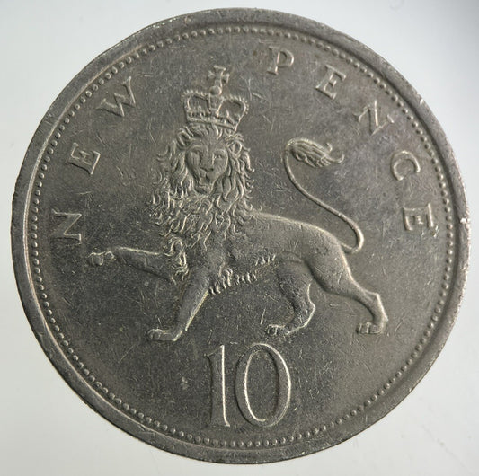 1976 Elizabeth II 2nd 10p Ten-Pence Coin | Fine Collectable Grade