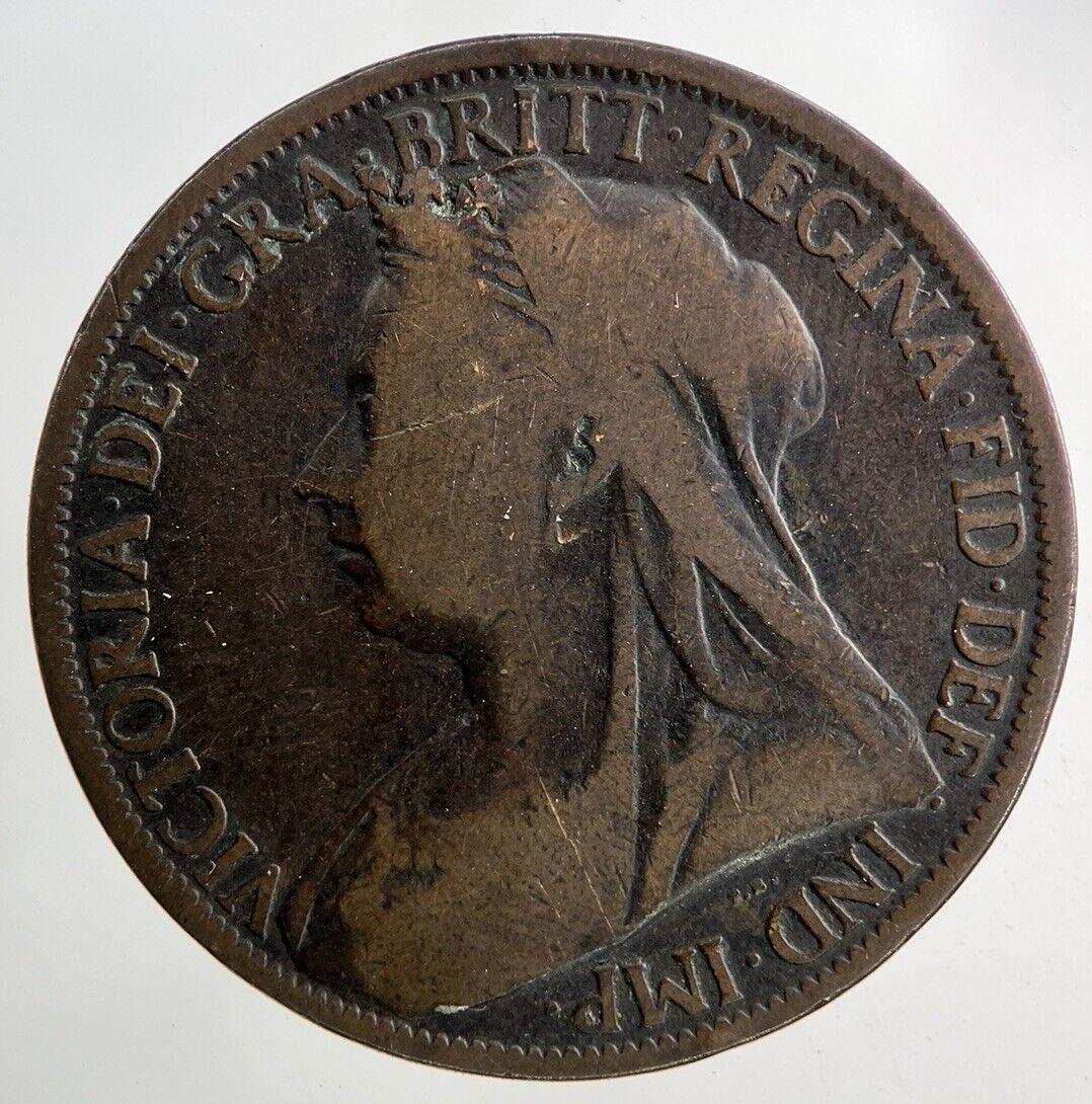 1897 Victoria One Penny Coin | Collectable Grade