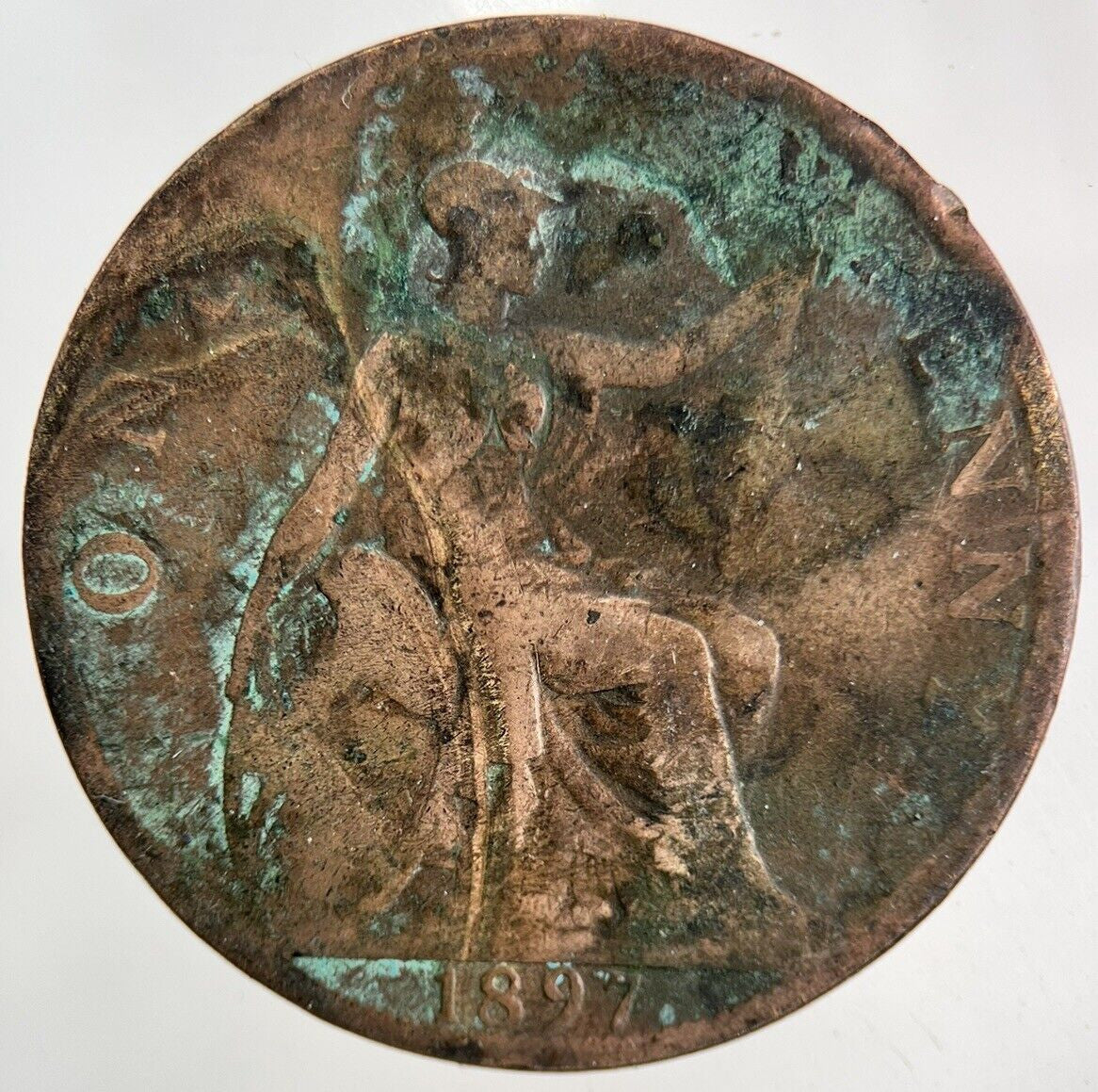 1897 Victoria One Penny Coin | Collectable Grade