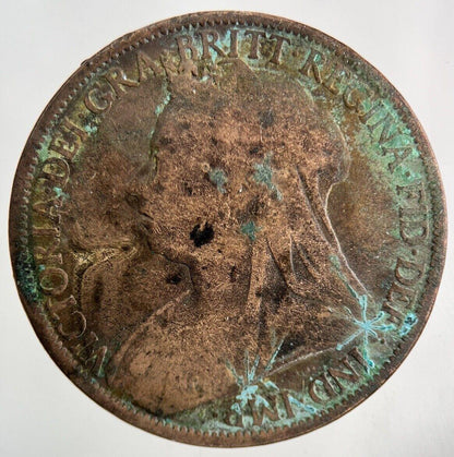 1897 Victoria One Penny Coin | Collectable Grade
