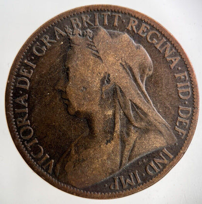 1897 Victoria One Penny Coin | Collectable Grade