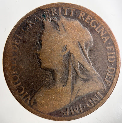 1897 Victoria One Penny Coin | Collectable Grade