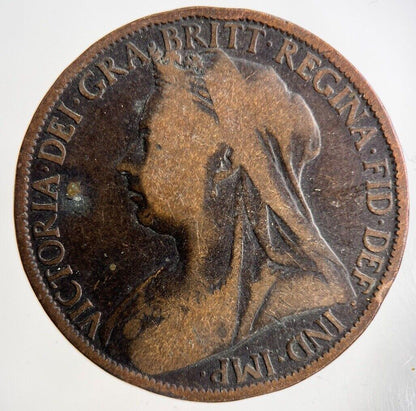 1897 Victoria One Penny Coin | Collectable Grade