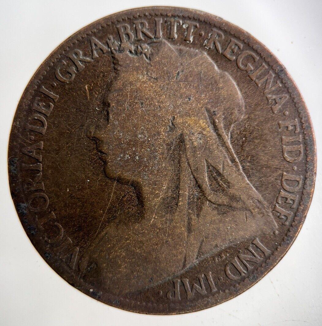 1897 Victoria One Penny Coin | Collectable Grade