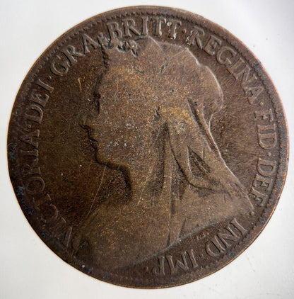 1897 Victoria One Penny Coin | Collectable Grade