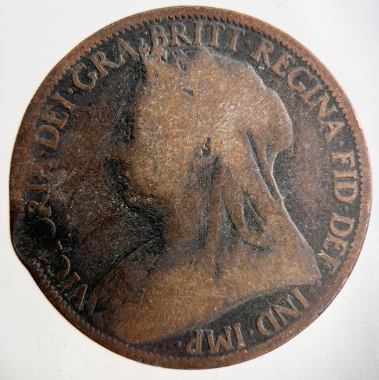 1897 Victoria One Penny Coin | Collectable Grade