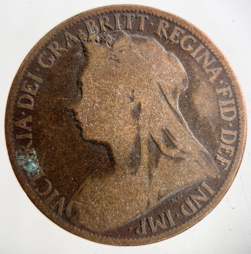 1897 Victoria One Penny Coin | Collectable Grade