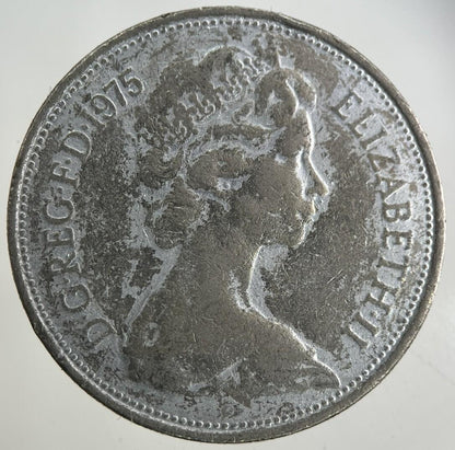 1975 Elizabeth II 2nd 10p Ten-Pence Coin | Fine Collectable Grade