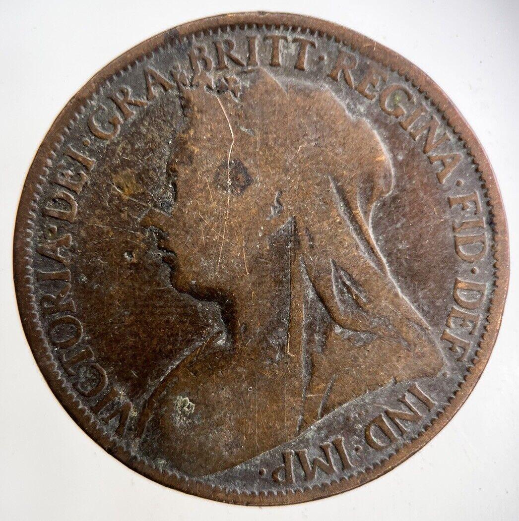 1897 Victoria One Penny Coin | Collectable Grade