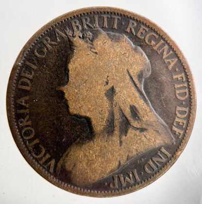 1897 Victoria One Penny Coin | Collectable Grade