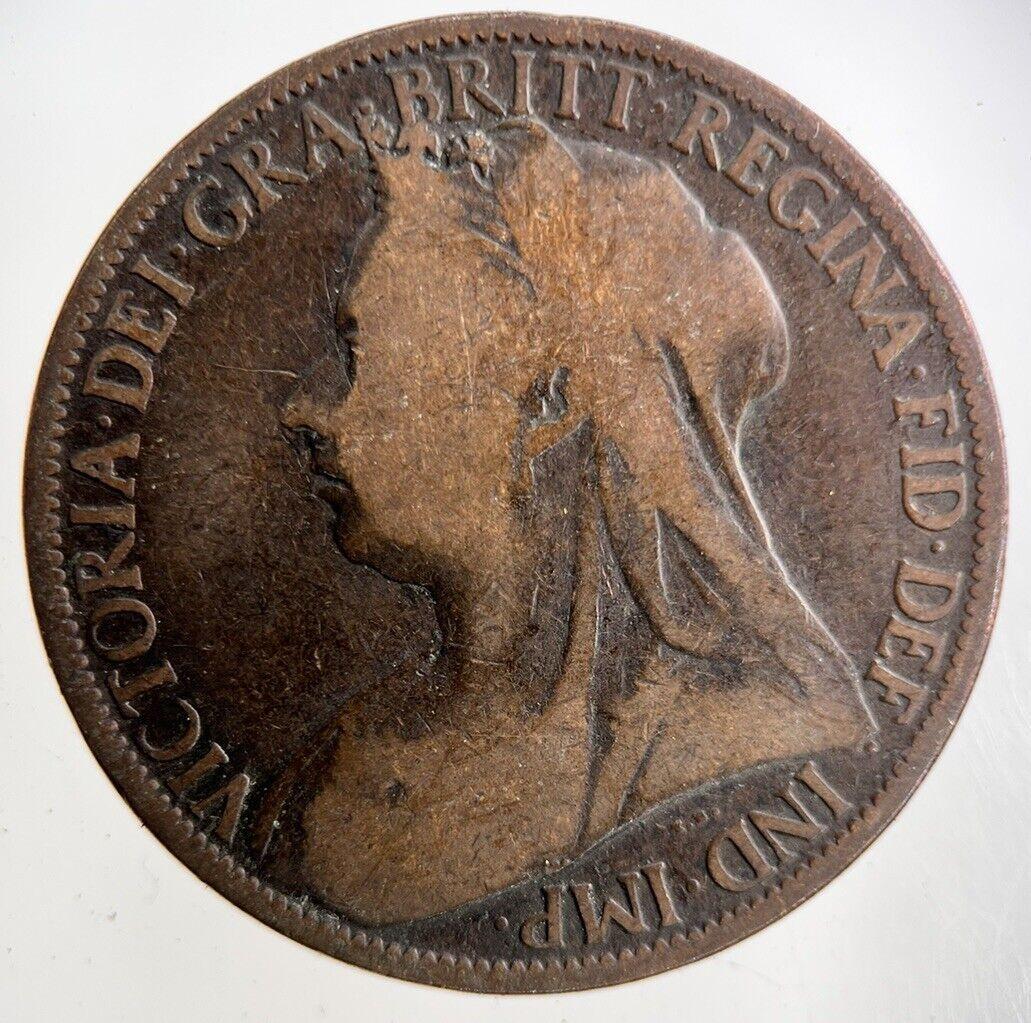 1897 Victoria One Penny Coin | Collectable Grade