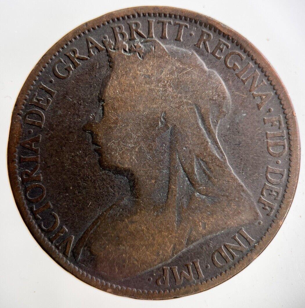 1897 Victoria One Penny Coin | Collectable Grade