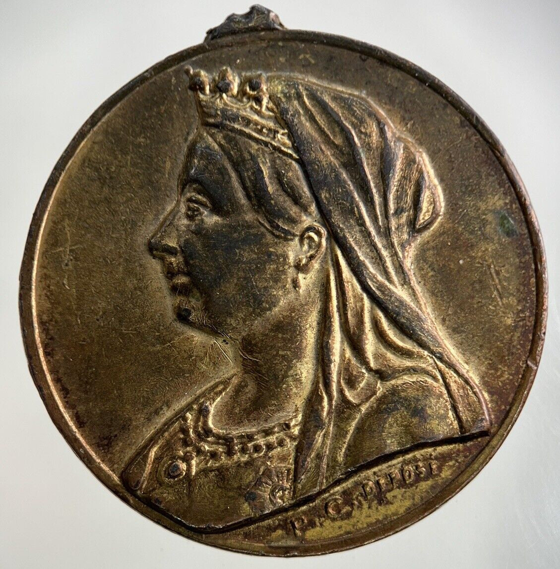 1897 Victoria Jubilee Medal Token Coin | Fine Collectable Grade