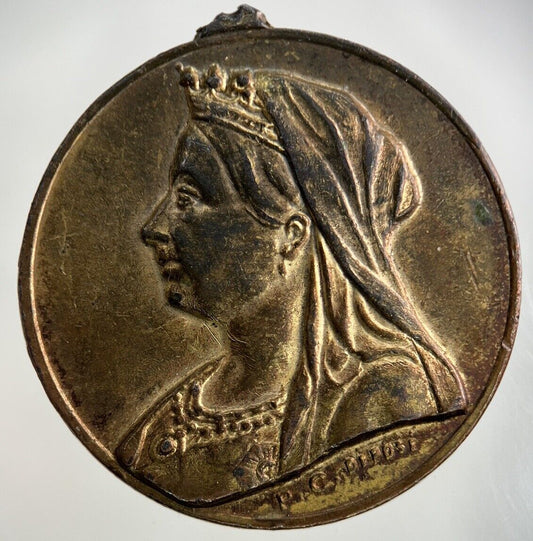 1897 Victoria Jubilee Medal Token Coin | Fine Collectable Grade