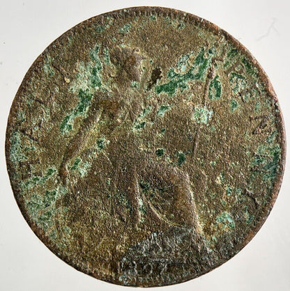 1897 Victoria Half-Penny Coin | Fair Grade