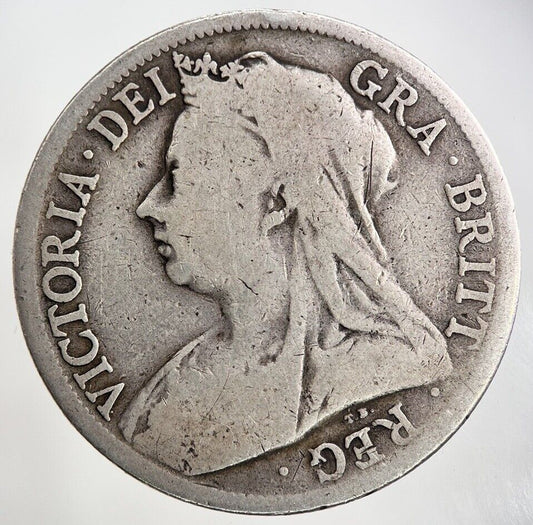 1897 Victoria Half-Crown Silver Coin | Collectable Grade
