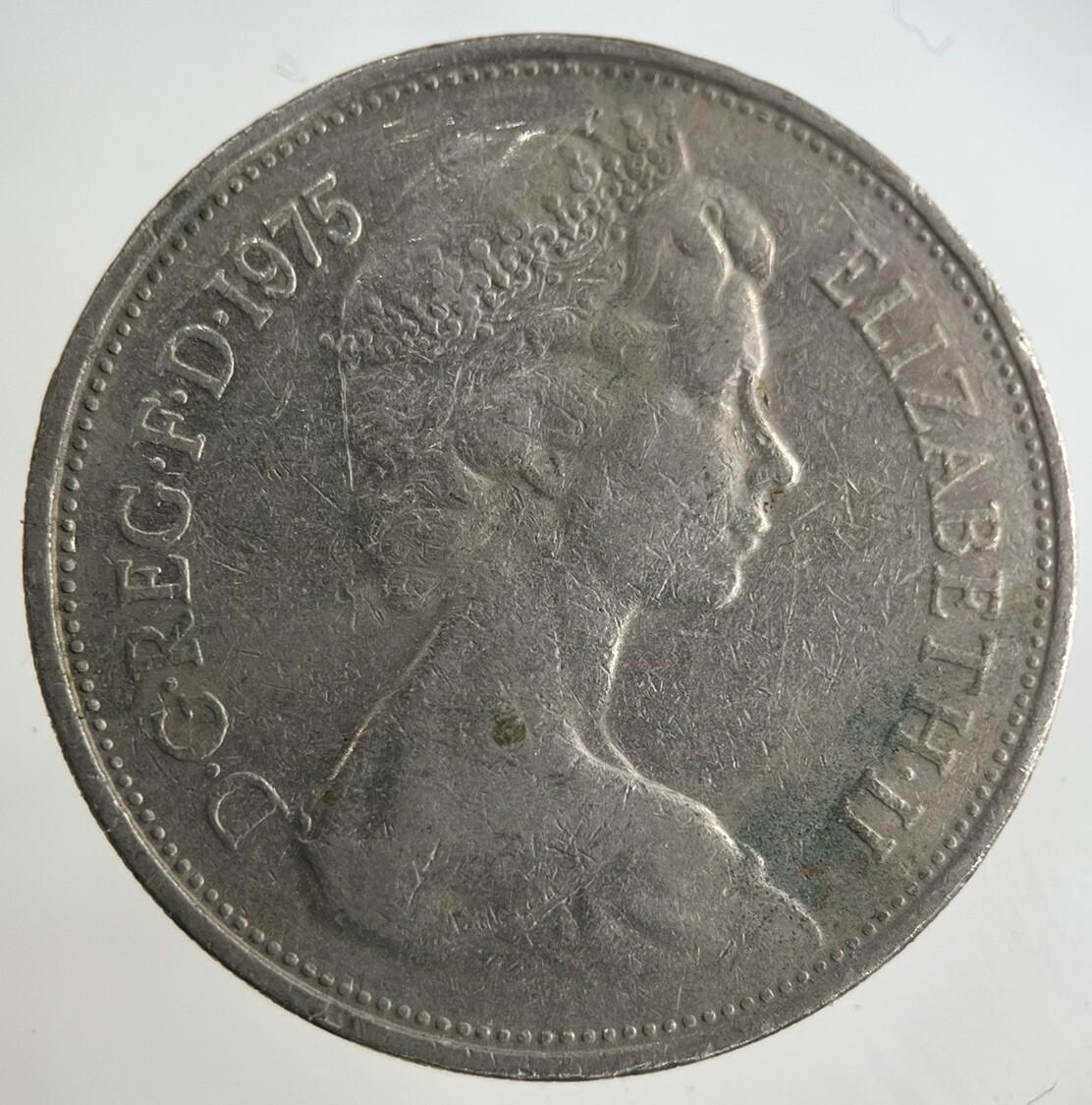1975 Elizabeth II 2nd 10p Ten-Pence Coin | Fine Collectable Grade