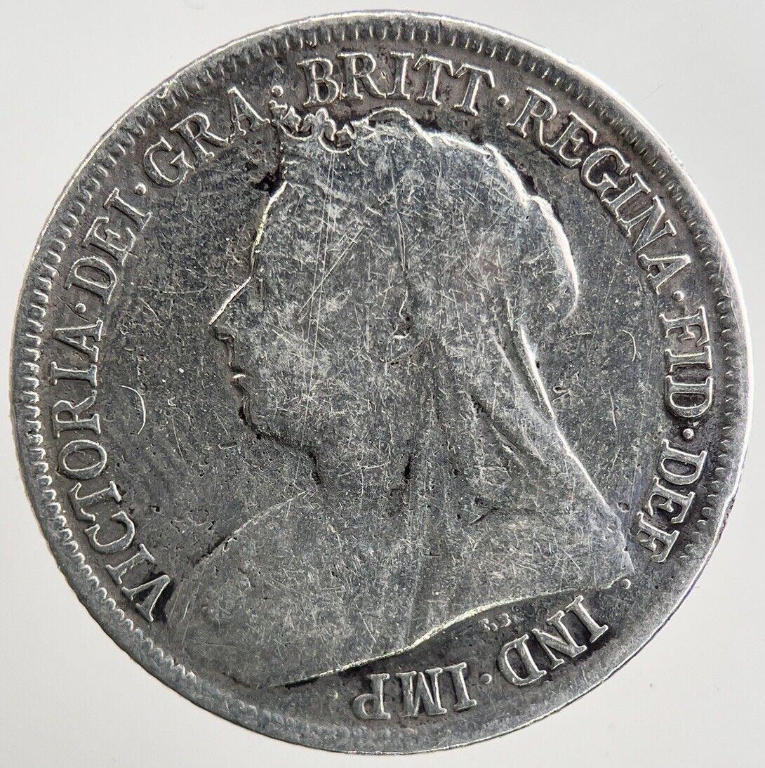 1897 Victoria Shilling Silver Coin | Collectable Grade | a5565
