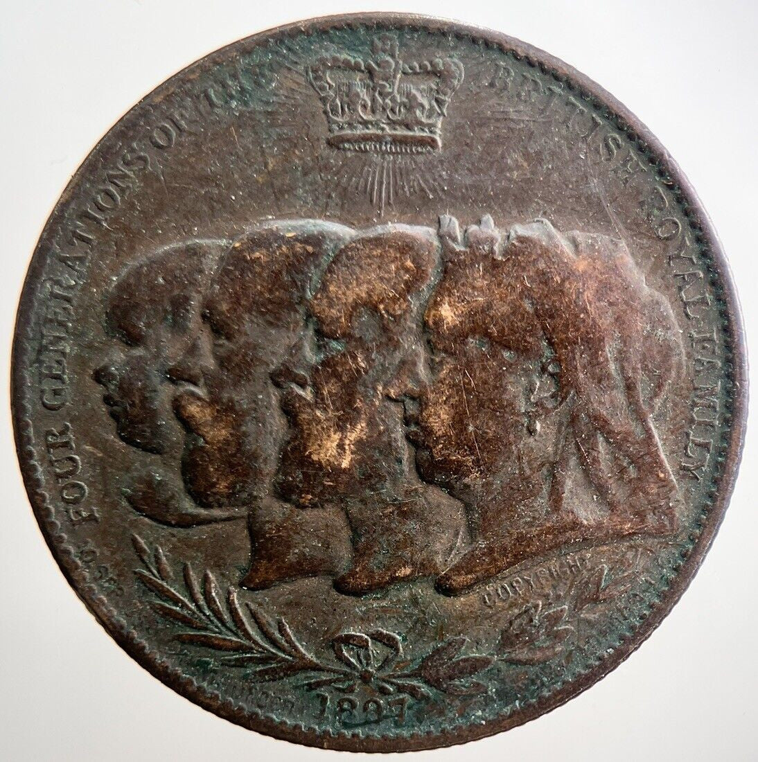 1897 Victoria Royal Family 4 Generations Medal | Collectable Grade | a3805