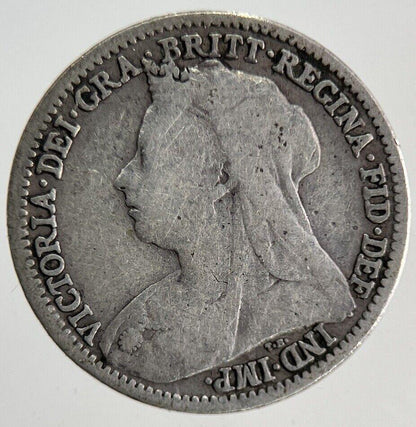 1897 Victoria Silver Threepence Coin | Fine Collectable Grade