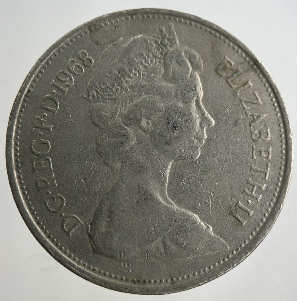 1968 Elizabeth II 2nd 10p Ten-Pence Coin | Fine Collectable Grade