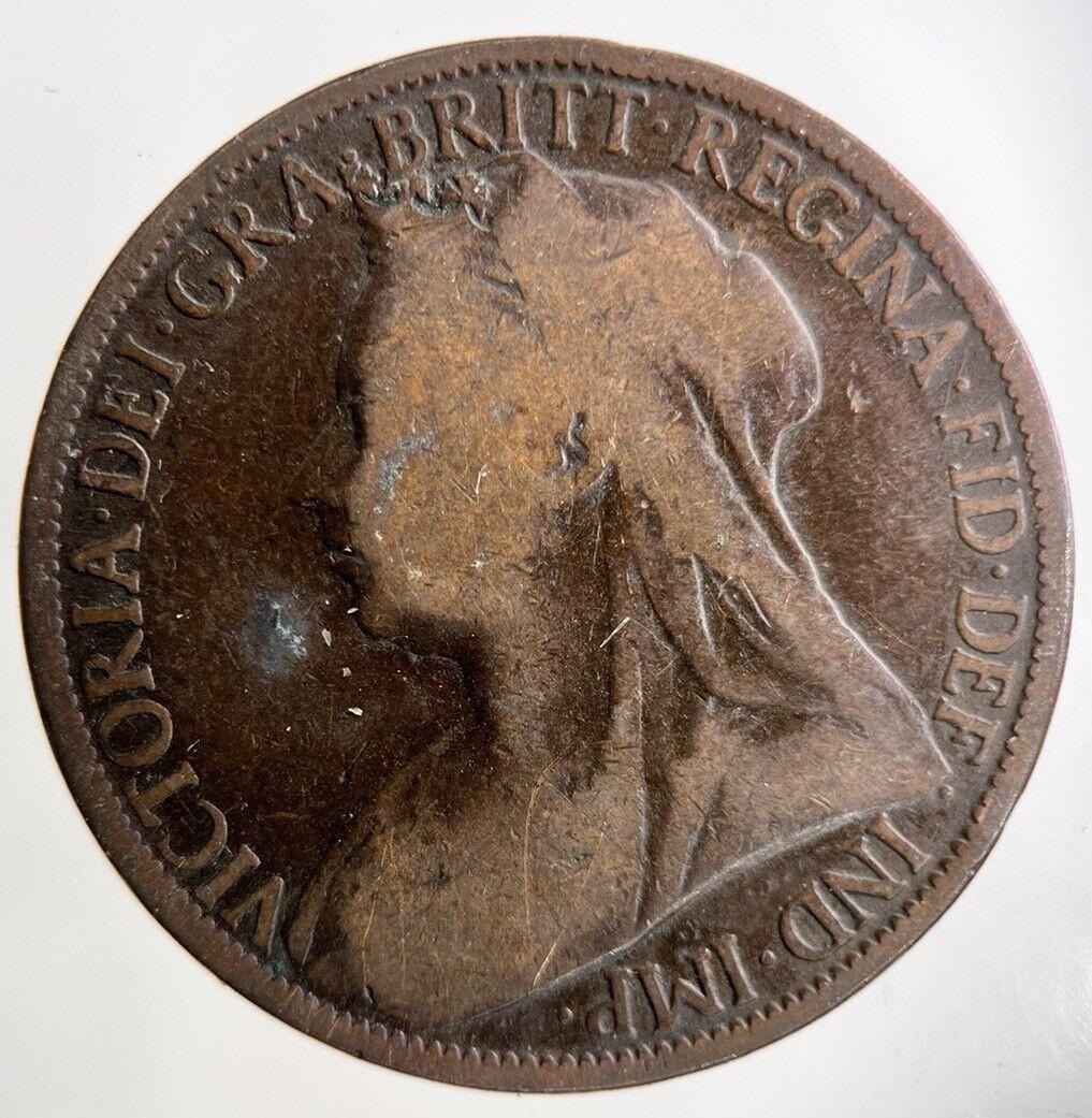 1897 Victoria One Penny Coin | Collectable Grade