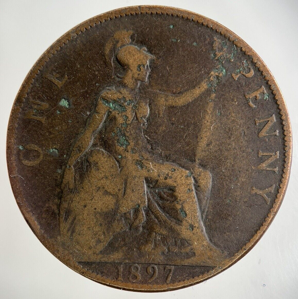 1897 Victoria One Penny Coin | Collectable Grade