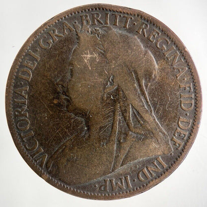 1897 Victoria One Penny Coin | Collectable Grade