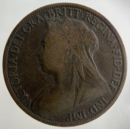 1897 Victoria One Penny Coin | Collectable Grade