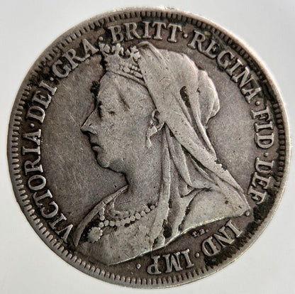 1897 Victoria Shilling Silver Coin | Fine Collectable Grade