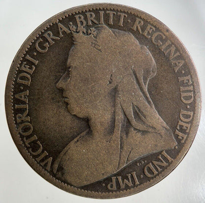 1897 Victoria One Penny Coin | Collectable Grade