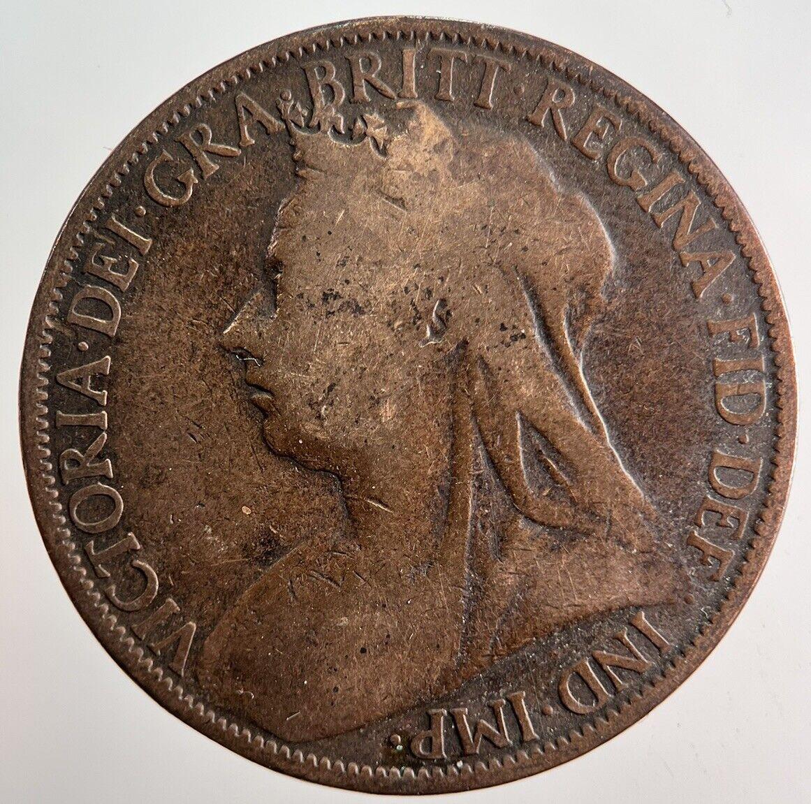 1897 Victoria One Penny Coin | Collectable Grade