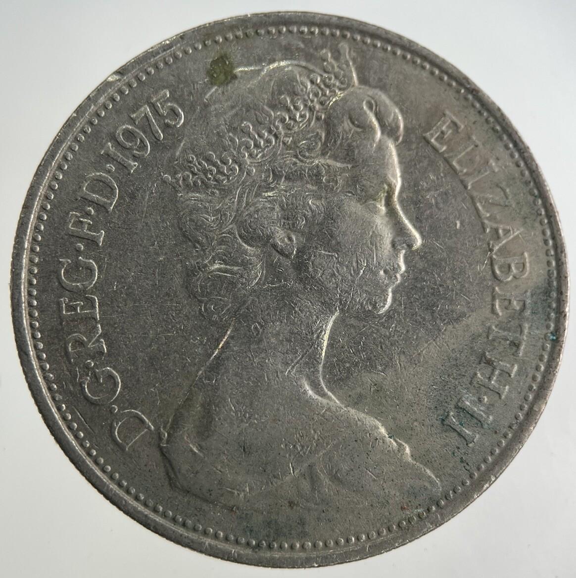 1975 Elizabeth II 2nd 10p Ten-Pence Coin | Fine Collectable Grade