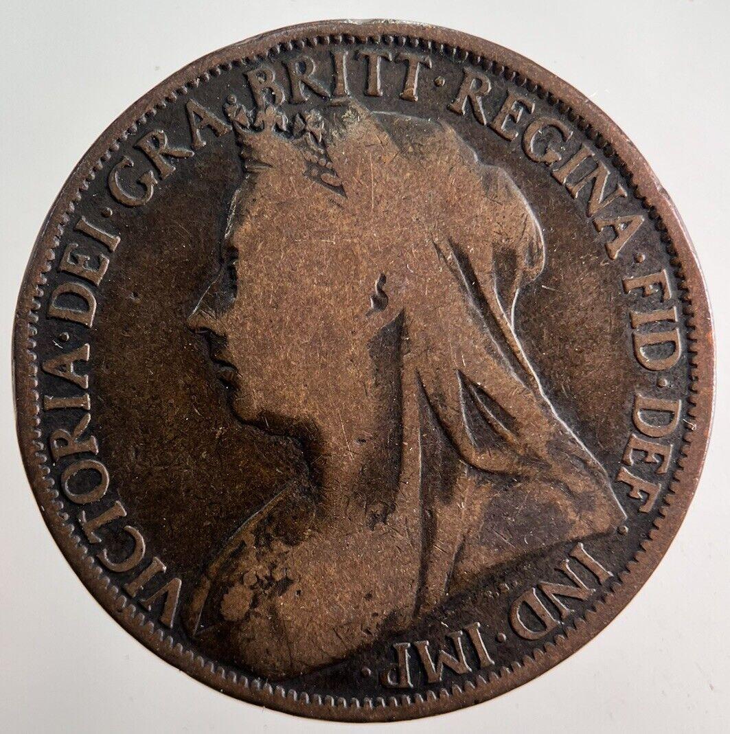 1897 Victoria One Penny Coin | Collectable Grade