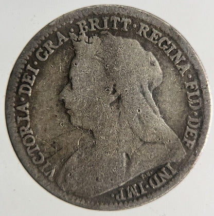 1897 Victoria Threepence Silver Coin | Collectable Grade