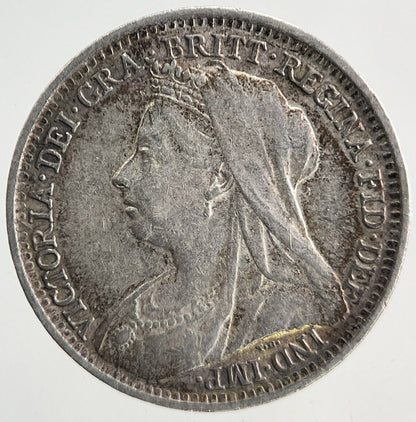 1897 Victoria Threepence Silver Coin | Very High Grade