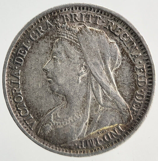 1897 Victoria Threepence Silver Coin | Very High Grade