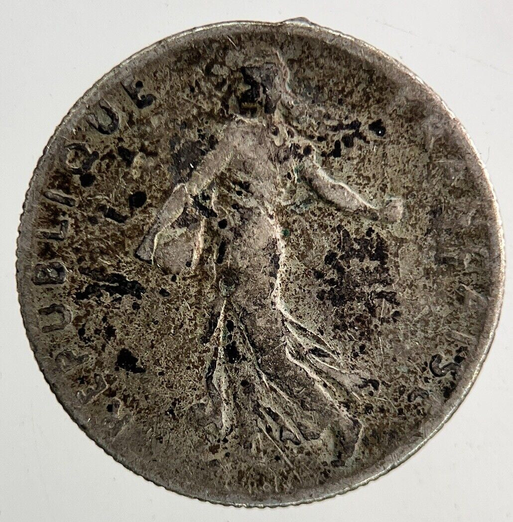 1898 France 50 Centimes Silver Coin | Collectable Grade