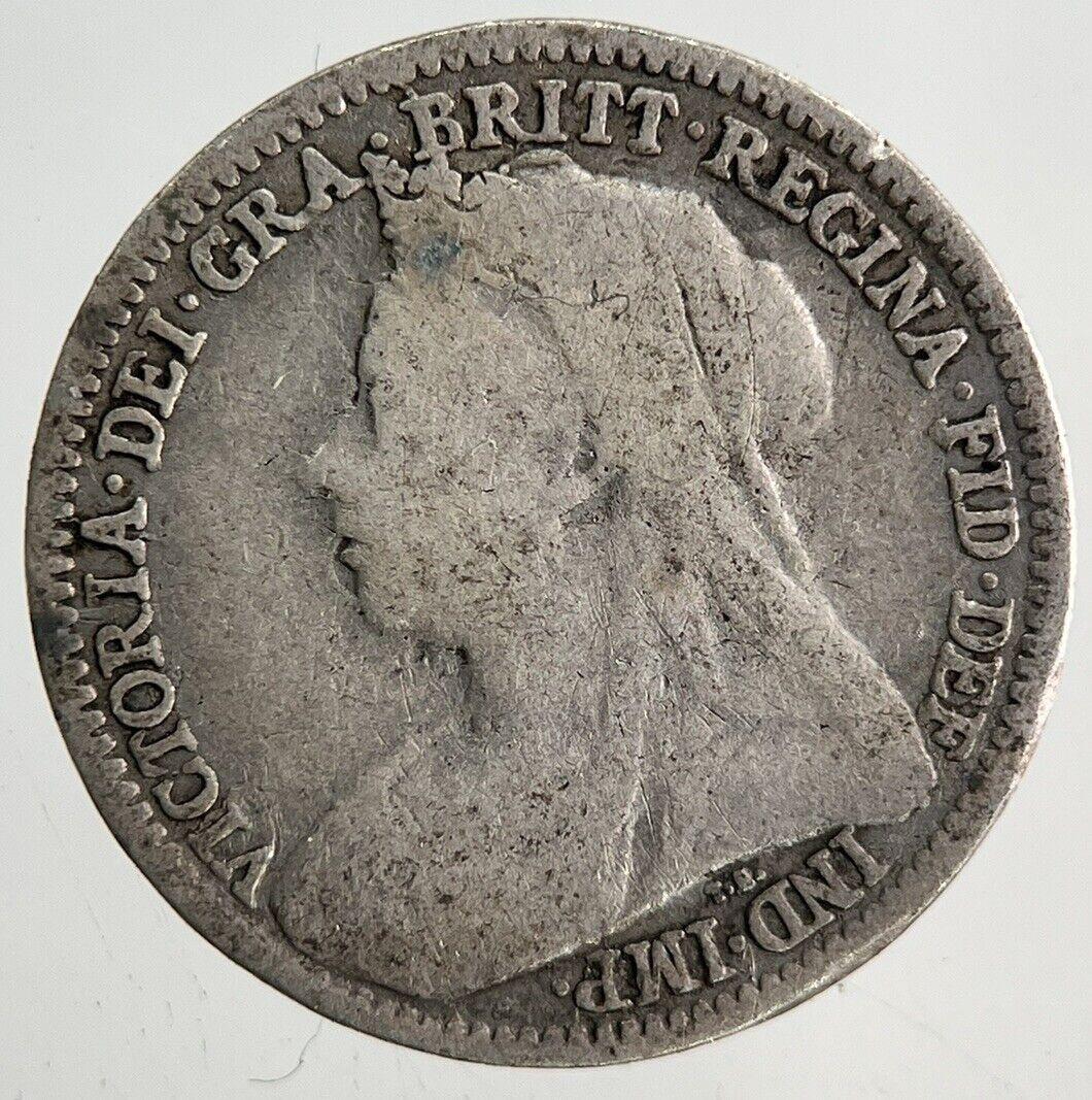 1897 Victoria Threepence Silver Coin | Collectable Grade