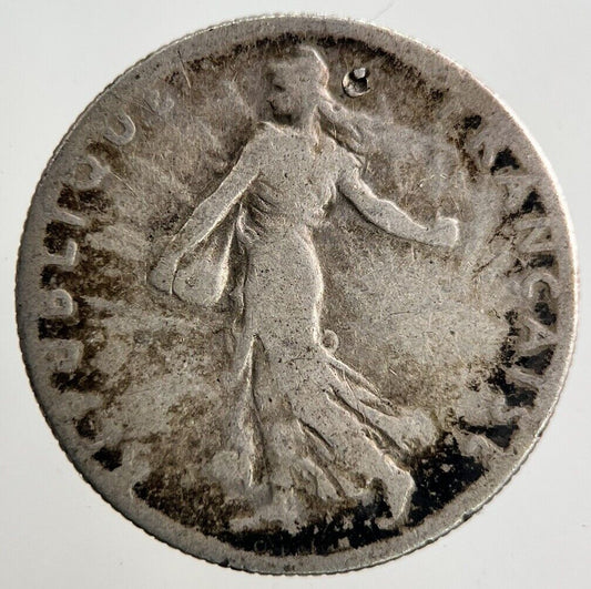 1898 France 50 Centimes Silver Coin | Fair Grade